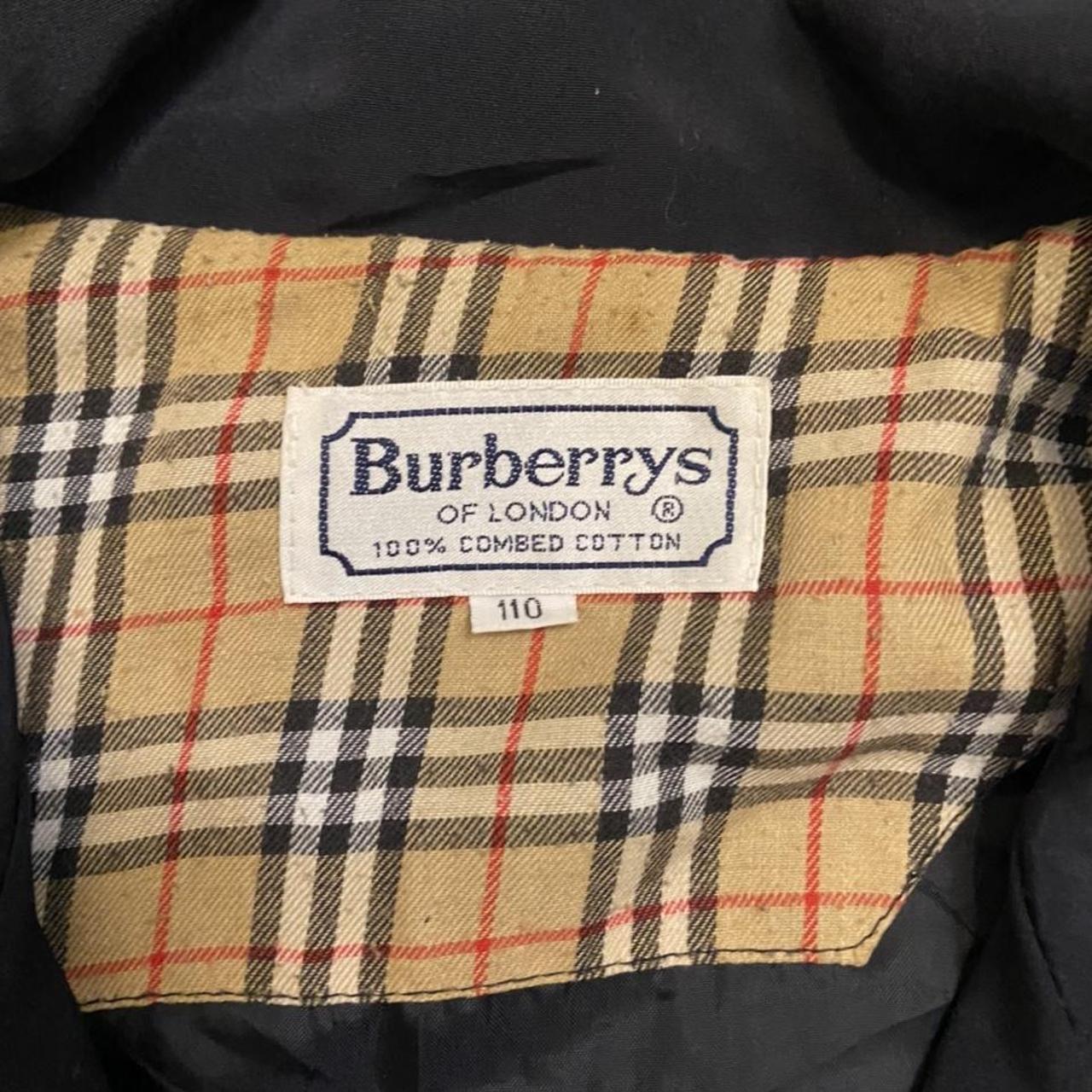 Vintage Burberry Light Jacket Sizing: Size 110... - Depop