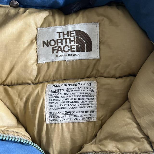 Vintage 70s 80s the north face nuptse puffer coat in... - Depop