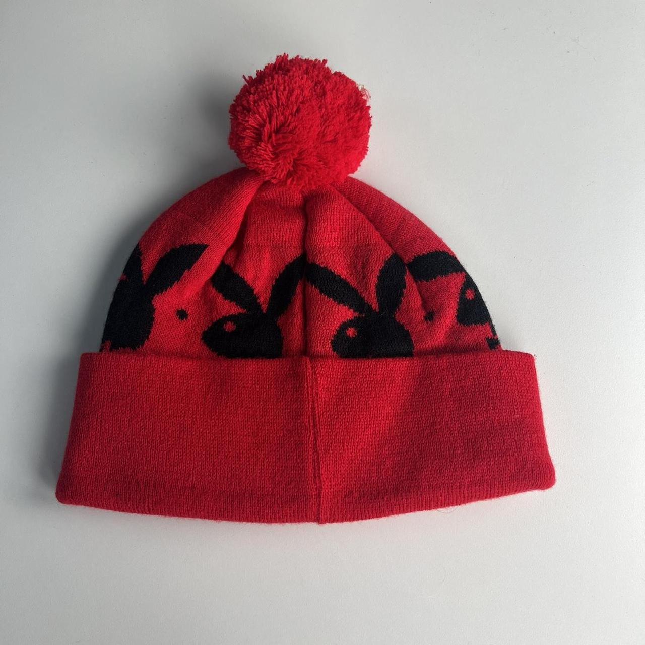 Super dope red Supreme beanie with metal - Depop