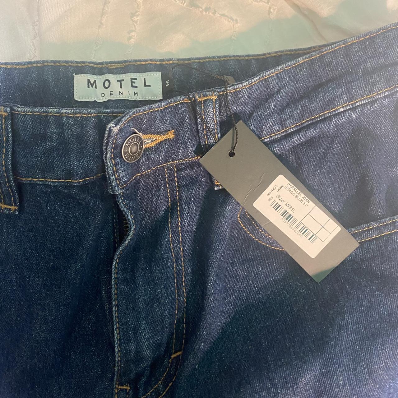 BRAND NEW Motel Rocks Parallel Indigo 90s wide leg... - Depop