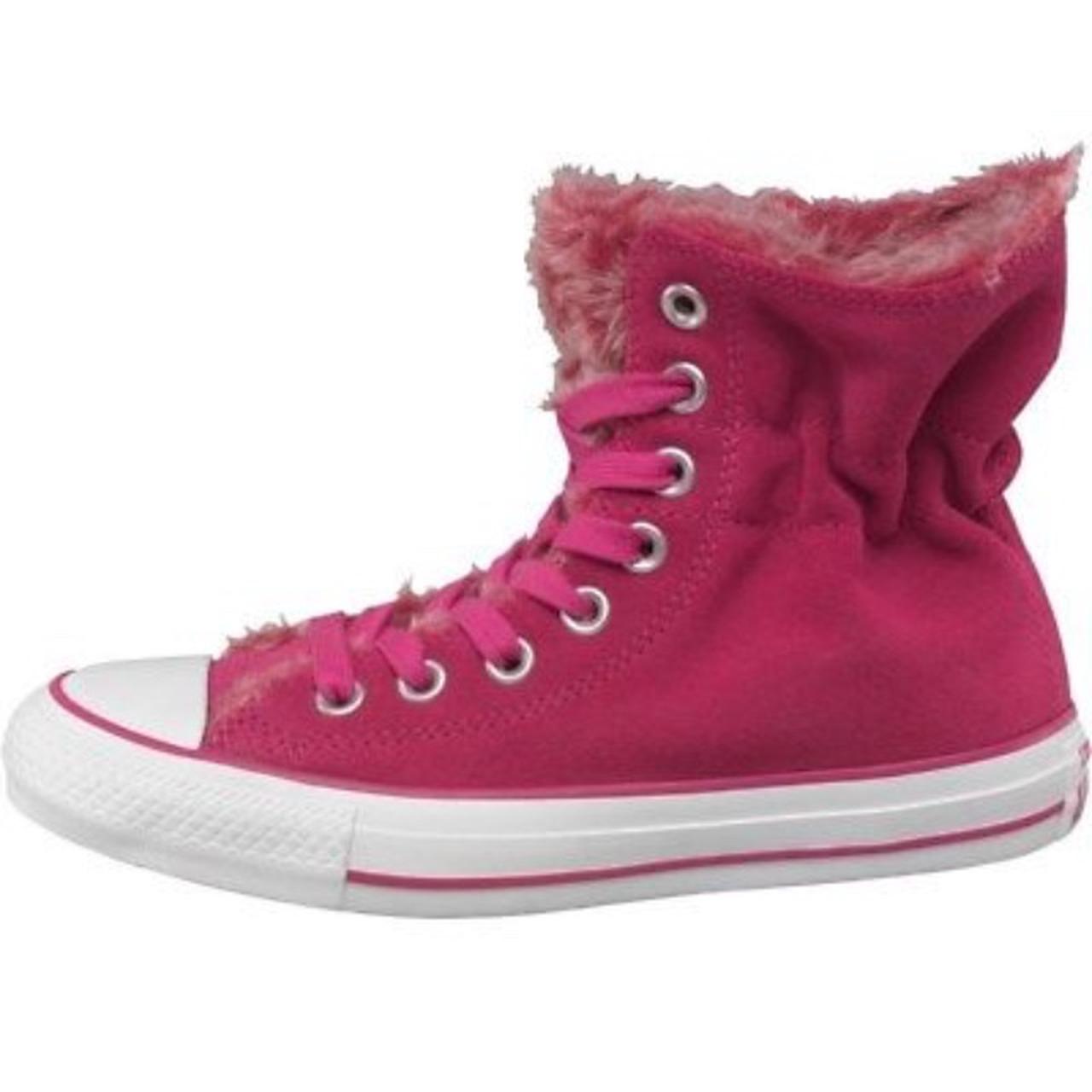 Storm Pink converse unt1tl3d Hi ( GS) Size 5/ women - Depop