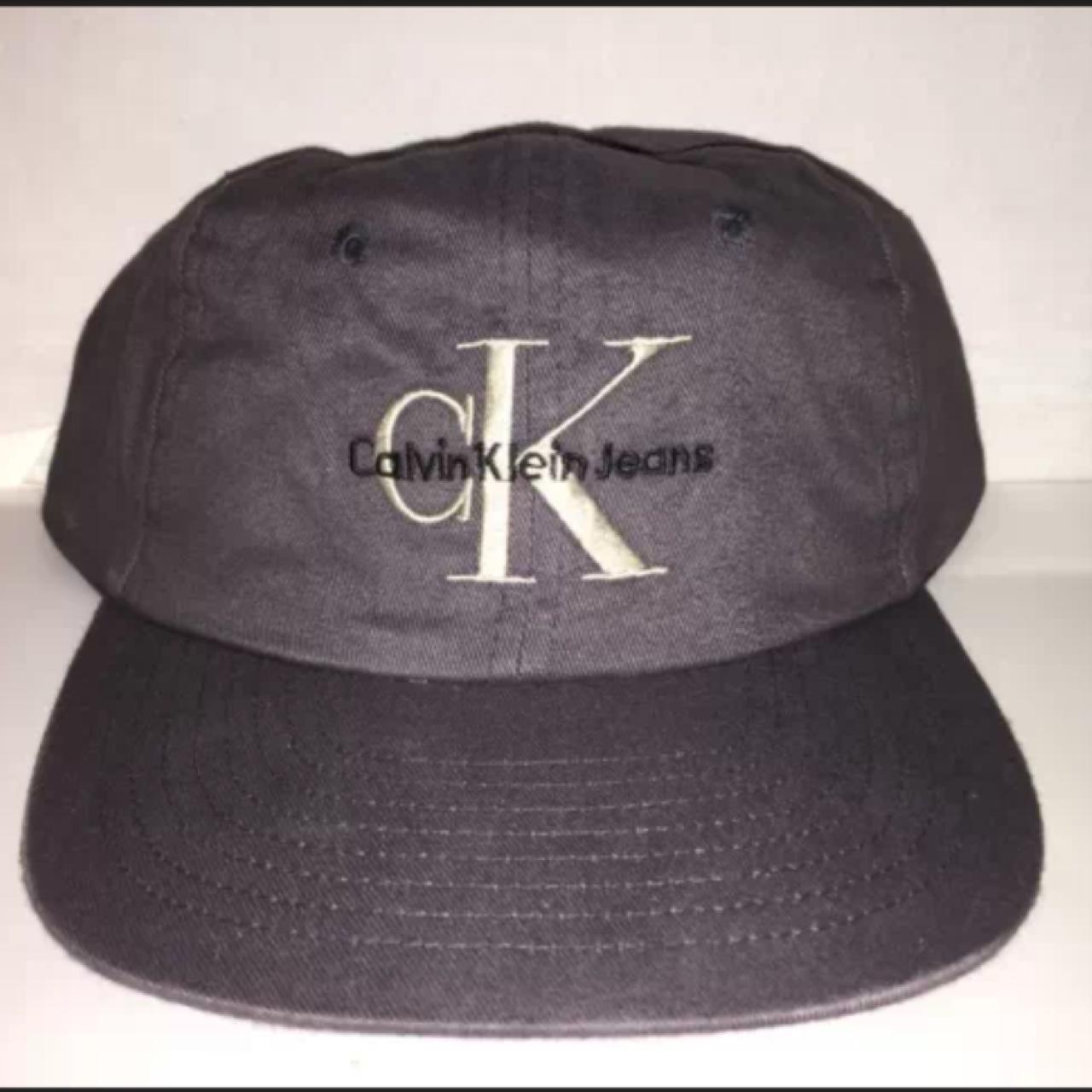 Calvin klein vintage 90's snapback cap Depop