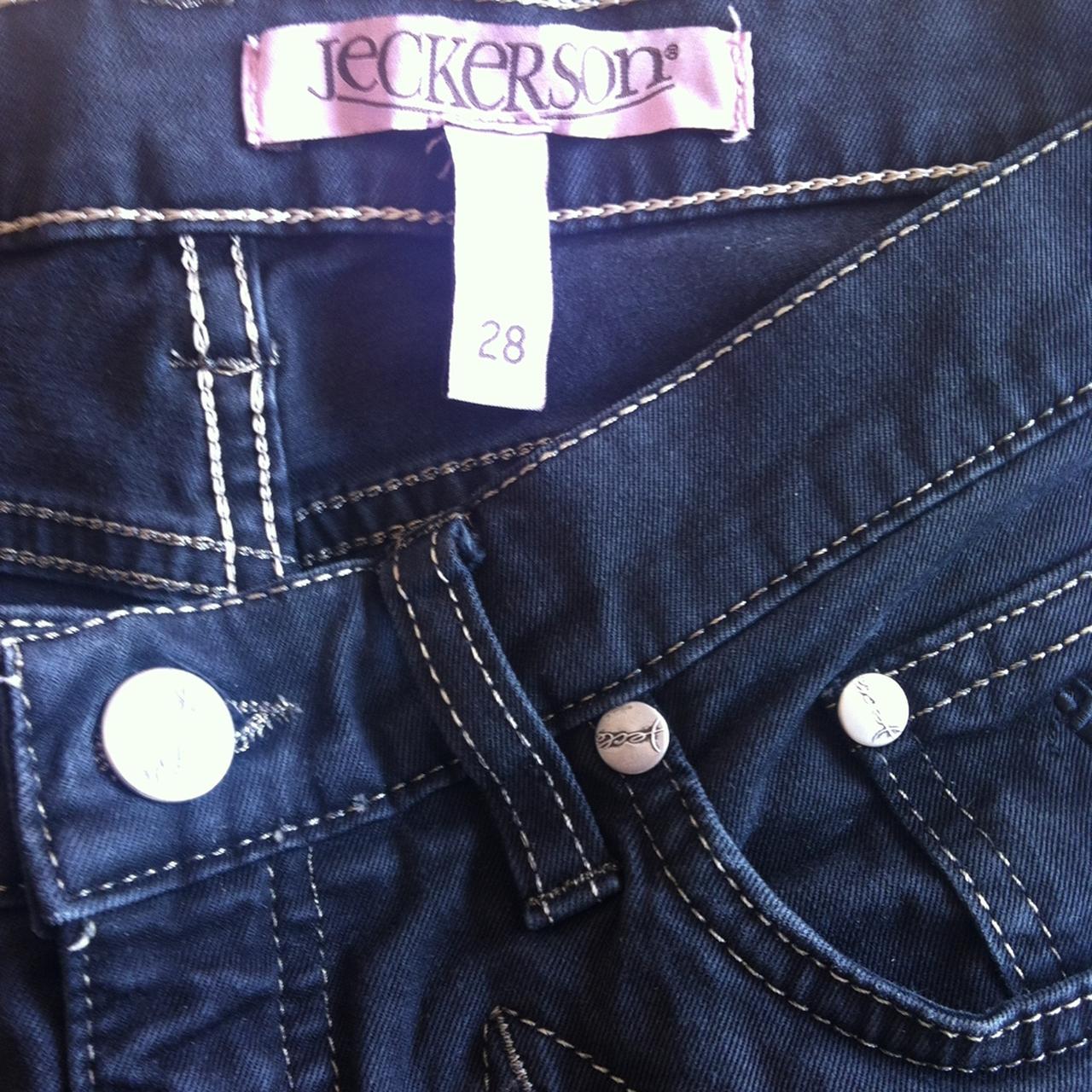 Jeans donna Jeckerson taglia 28 neri. jeckerson jeans Depop