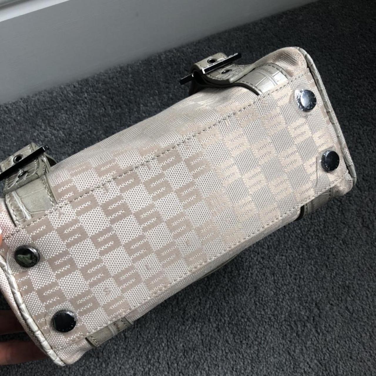 VINTAGE Sisley baguette mini bag. Champagne colour. | Depop