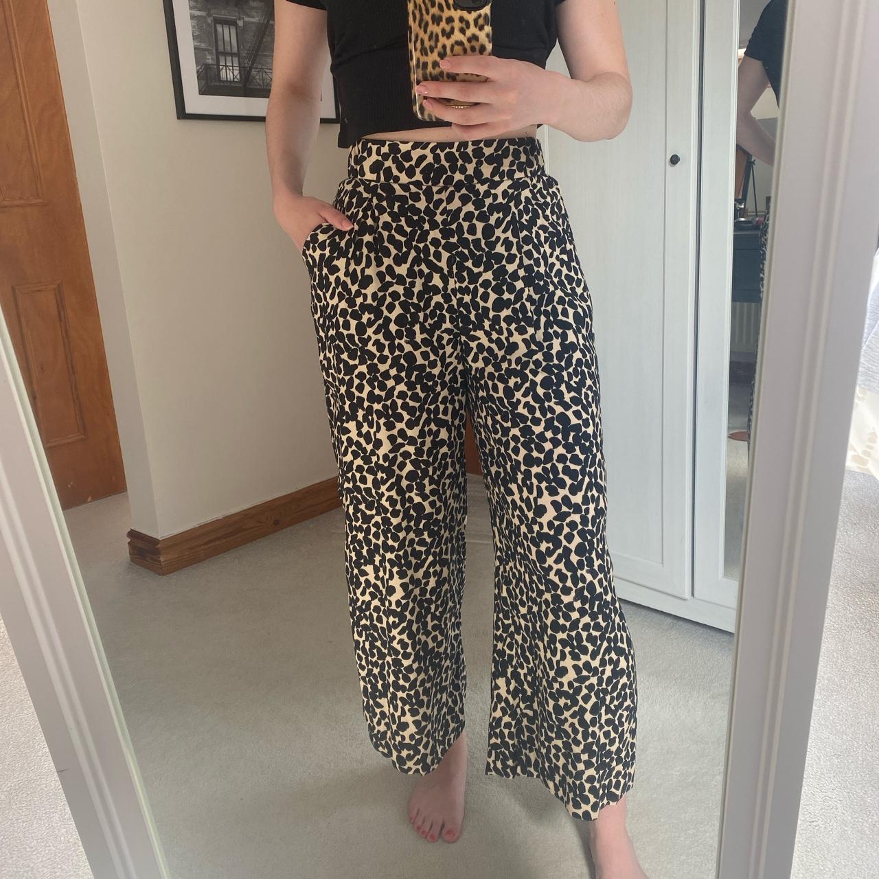 H and m 2024 leopard print trousers