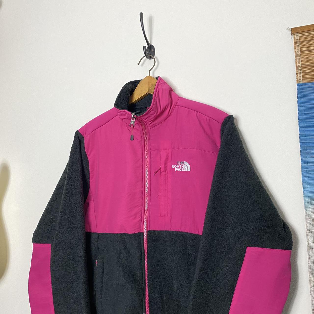 vintage 2000s The North Face Denali style black and... - Depop