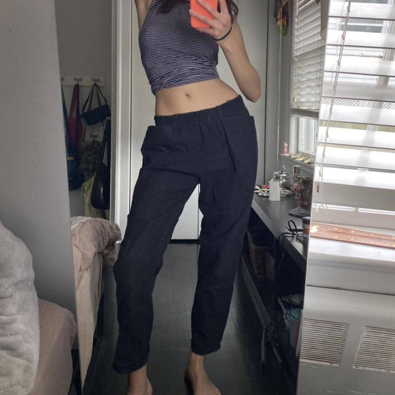 super comfy navy pants 👖 they have large pockets in... - Depop