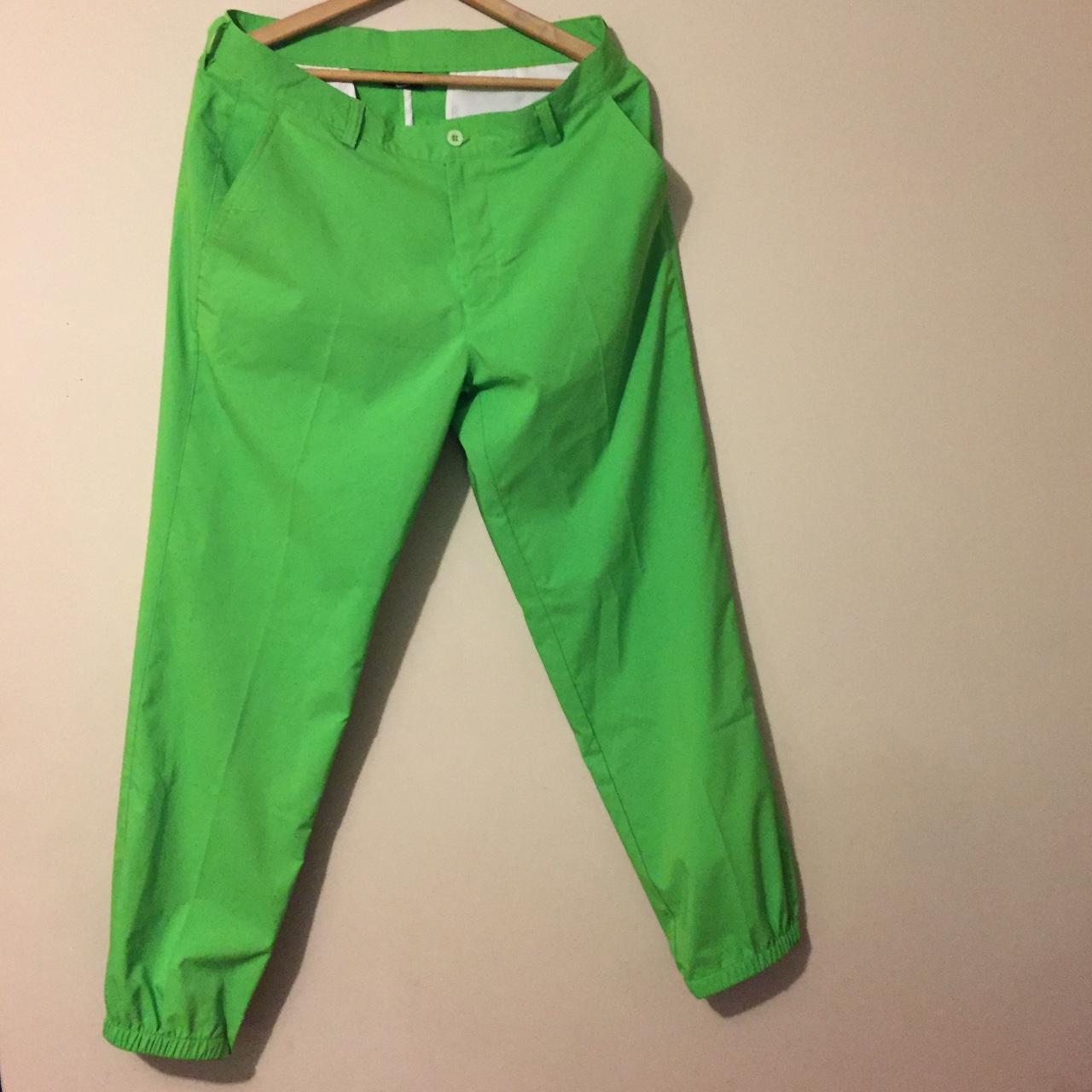 lime green nike pants