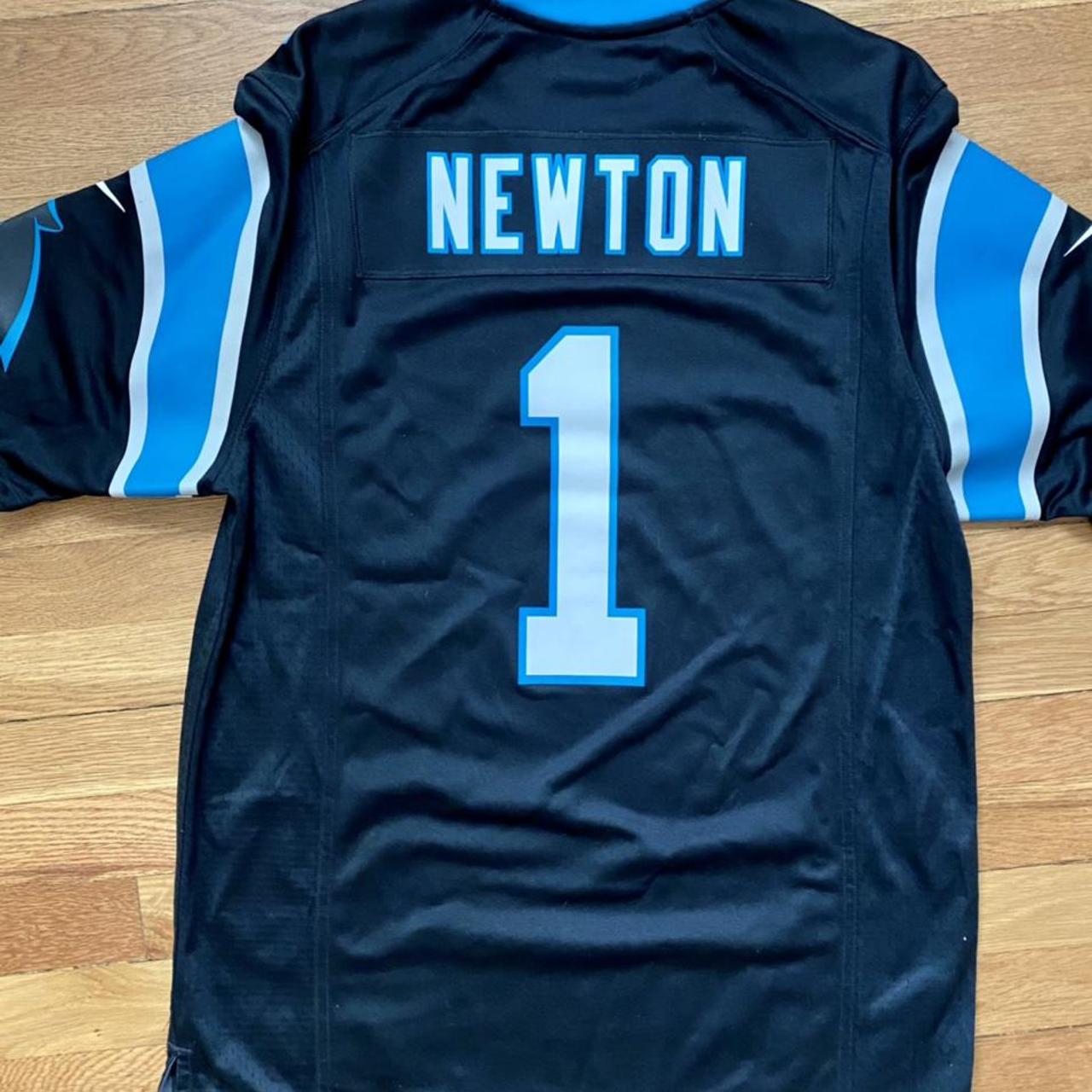 Nike Carolina panthers cam Newton jersey t shirt - Depop