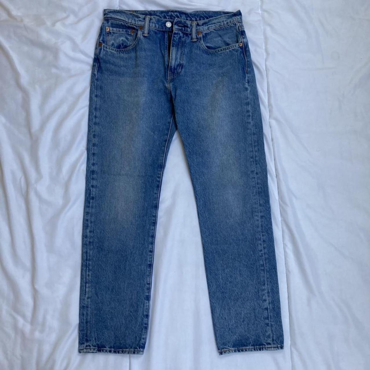 Levi’s 502 jeans ‘mid blue wash’ denim, Levi’s... - Depop