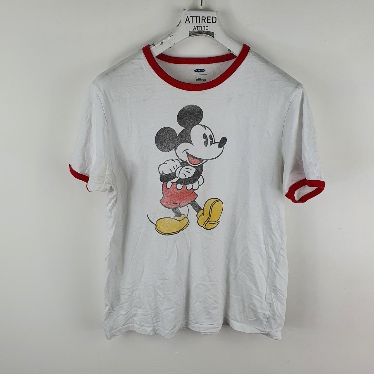 OLD NAVY DISNEY T SHIRT LARGE MENS WHITE... - Depop