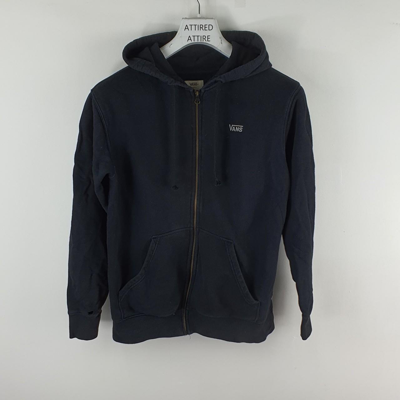 VANS HOODIE MENS XSMALL BLACK E59 Length (inches) Depop