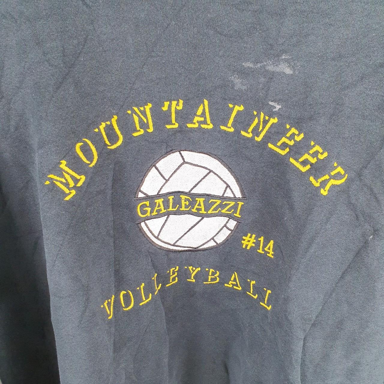 MOUNTAINEER VOLLEYBALL SWEATSHIRT MENS BLACK XL... Depop