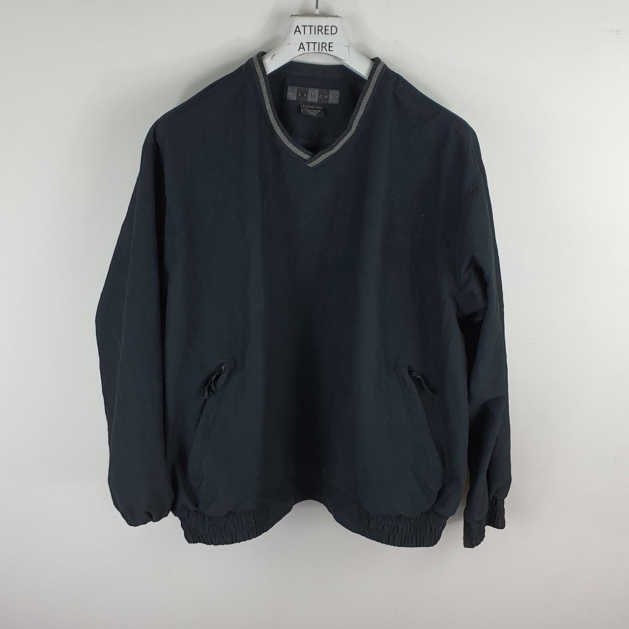 NIKE GOLF SWEATSHIRT MENS BLACK LARGE F90 LENGHT... Depop
