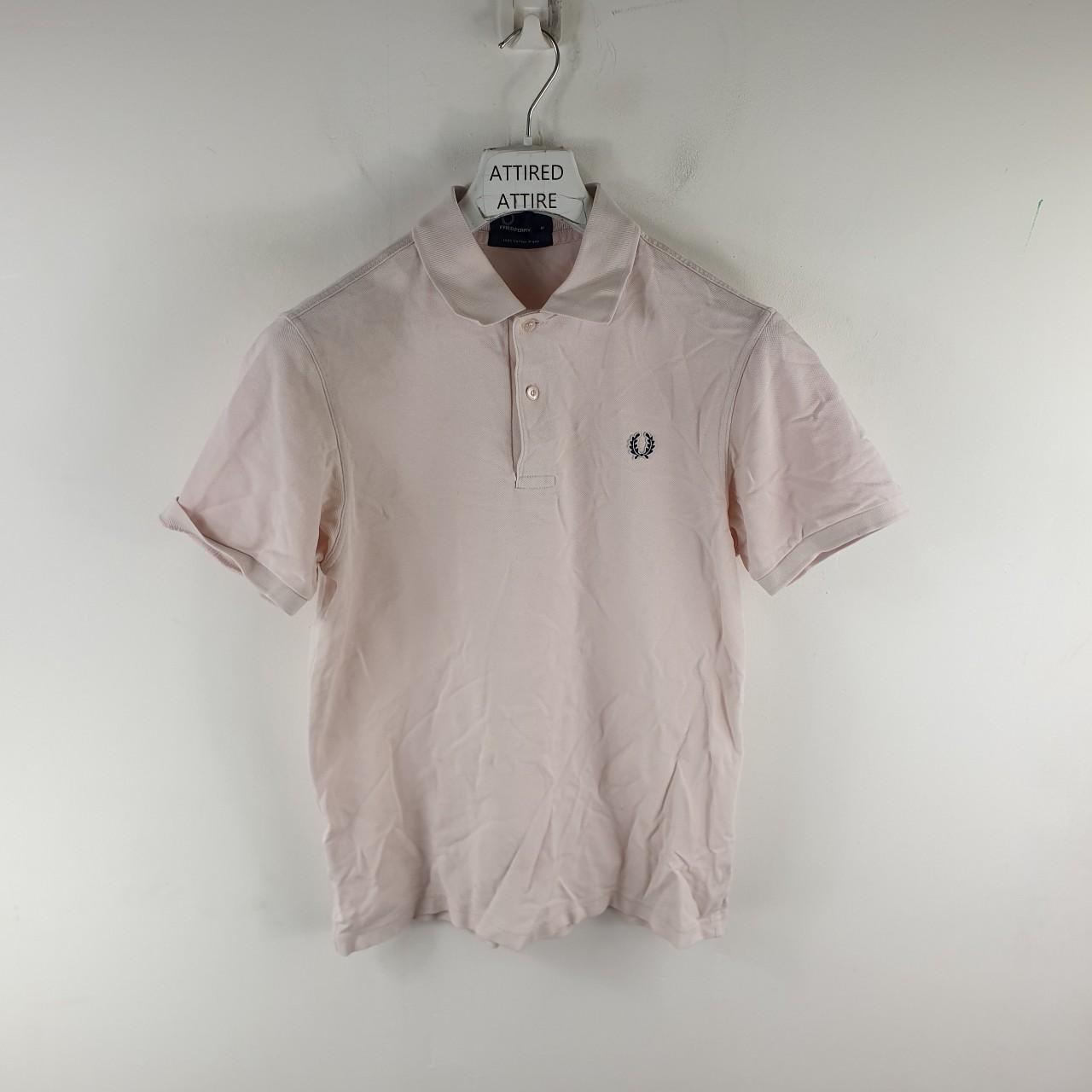 Fred Perry Polo Shirt Men Pink Medium Depop