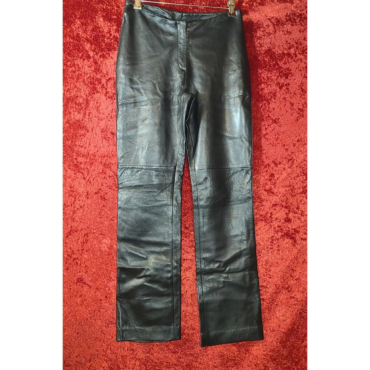 Vintage Bebe Leather Pants #bebe #leatherpants... - Depop