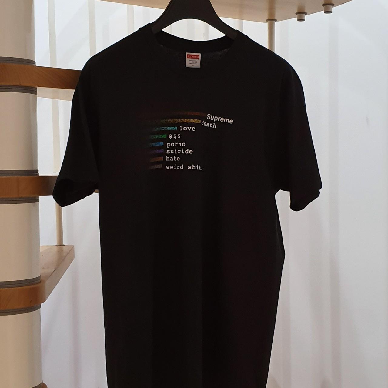 Supreme love store death tee