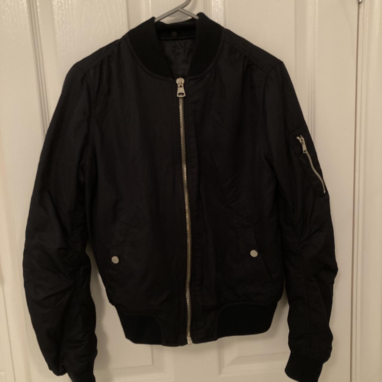 ASOS Women's Navy Jacket | Depop