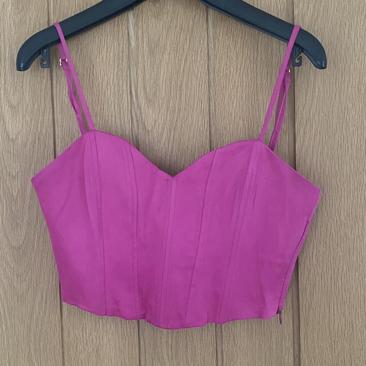 Zara- Pink Corset Top NEW WITH TAGS! – DETOURE