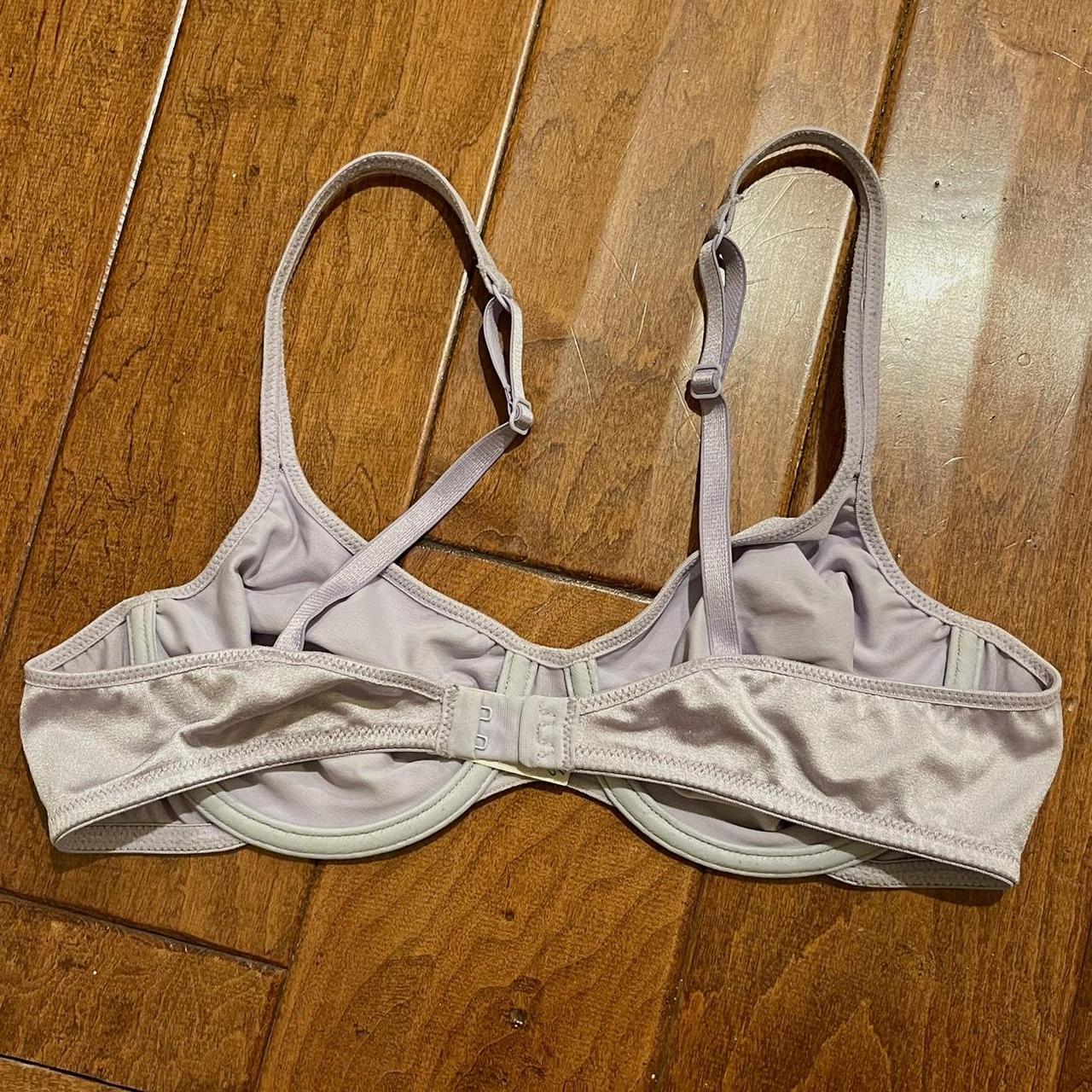 Vintage Vanity Fair Bra Lavender nylon bra from... - Depop