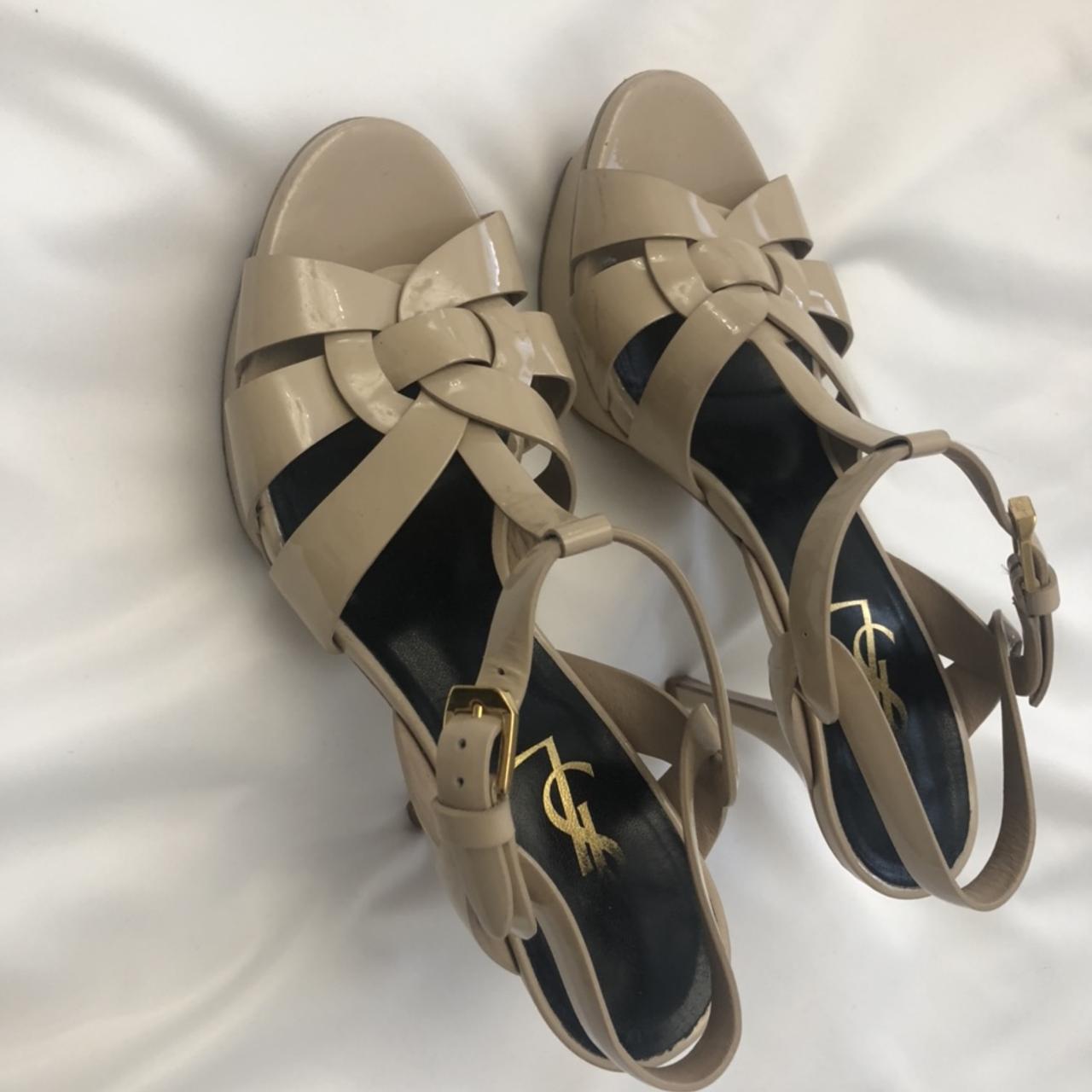 YSL tribute heels nude size 36 - Depop