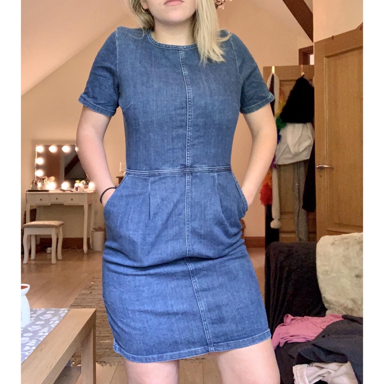 Joules store denim dress