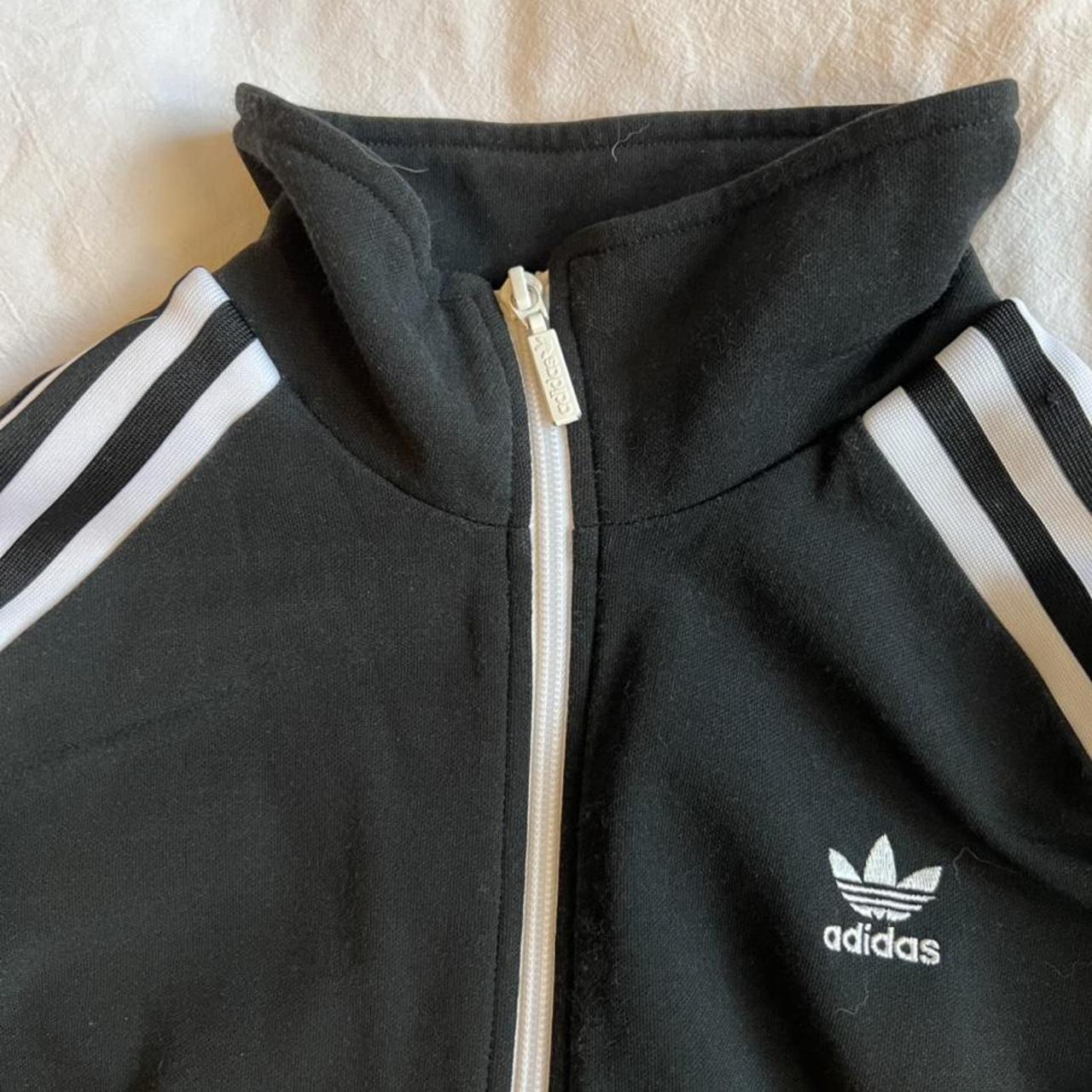 Cropped adidas track jacket - Depop