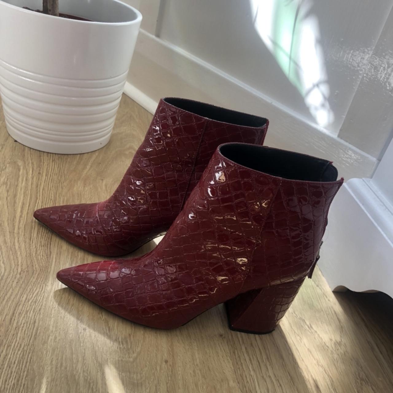 Topshop best sale crocodile boots