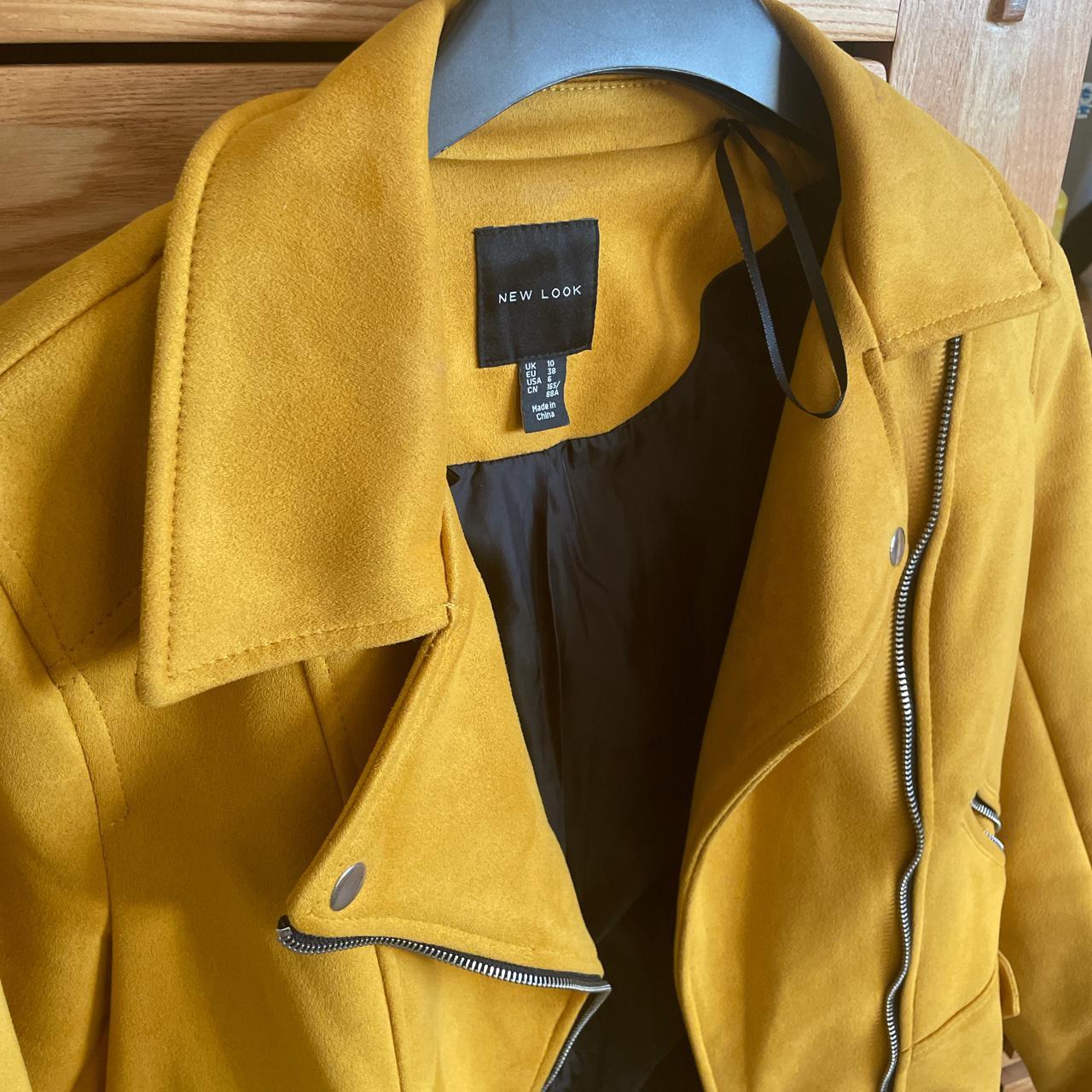 Suede Jacket New Look Mustard Jacket Mustard Biker Jacket New Look