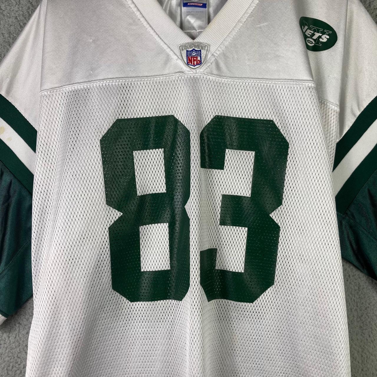 Vintage Santana Moss New York Jets Reebok Football Jersey (2XL)