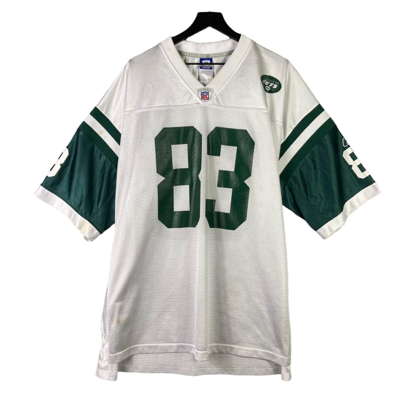 Vintage Santana Moss New York Jets Reebok Football Jersey (2XL)