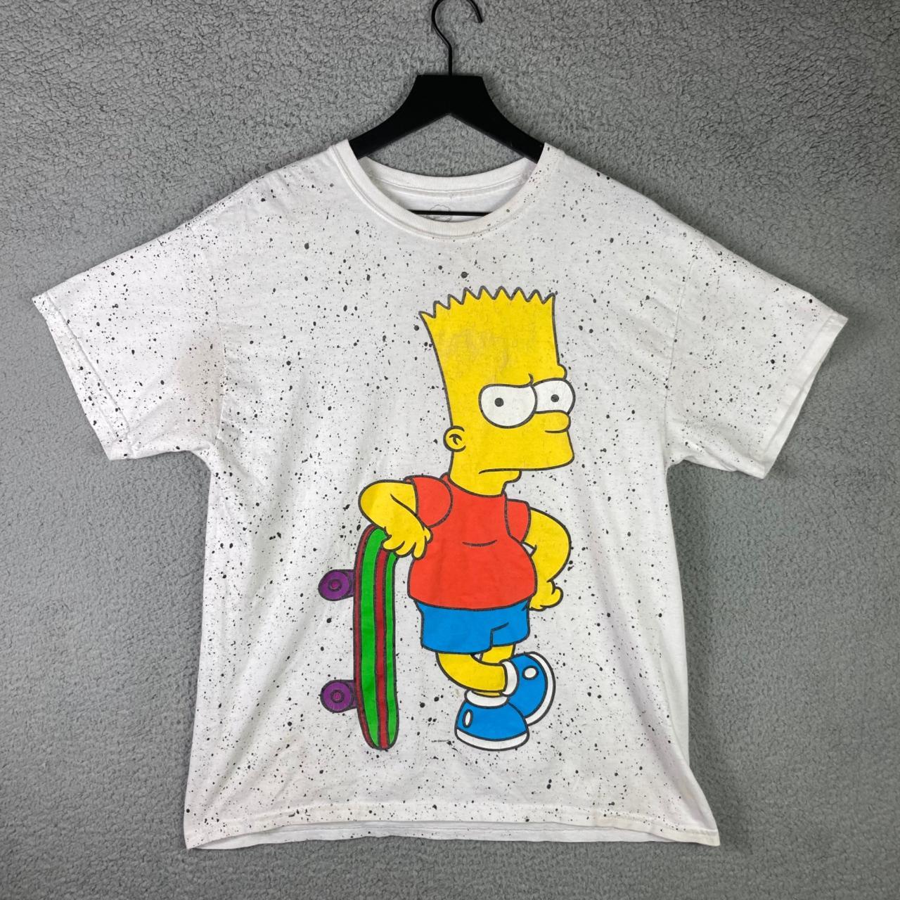 The Simpsons Bart T-Shirt Shirt Mens Size Large... - Depop