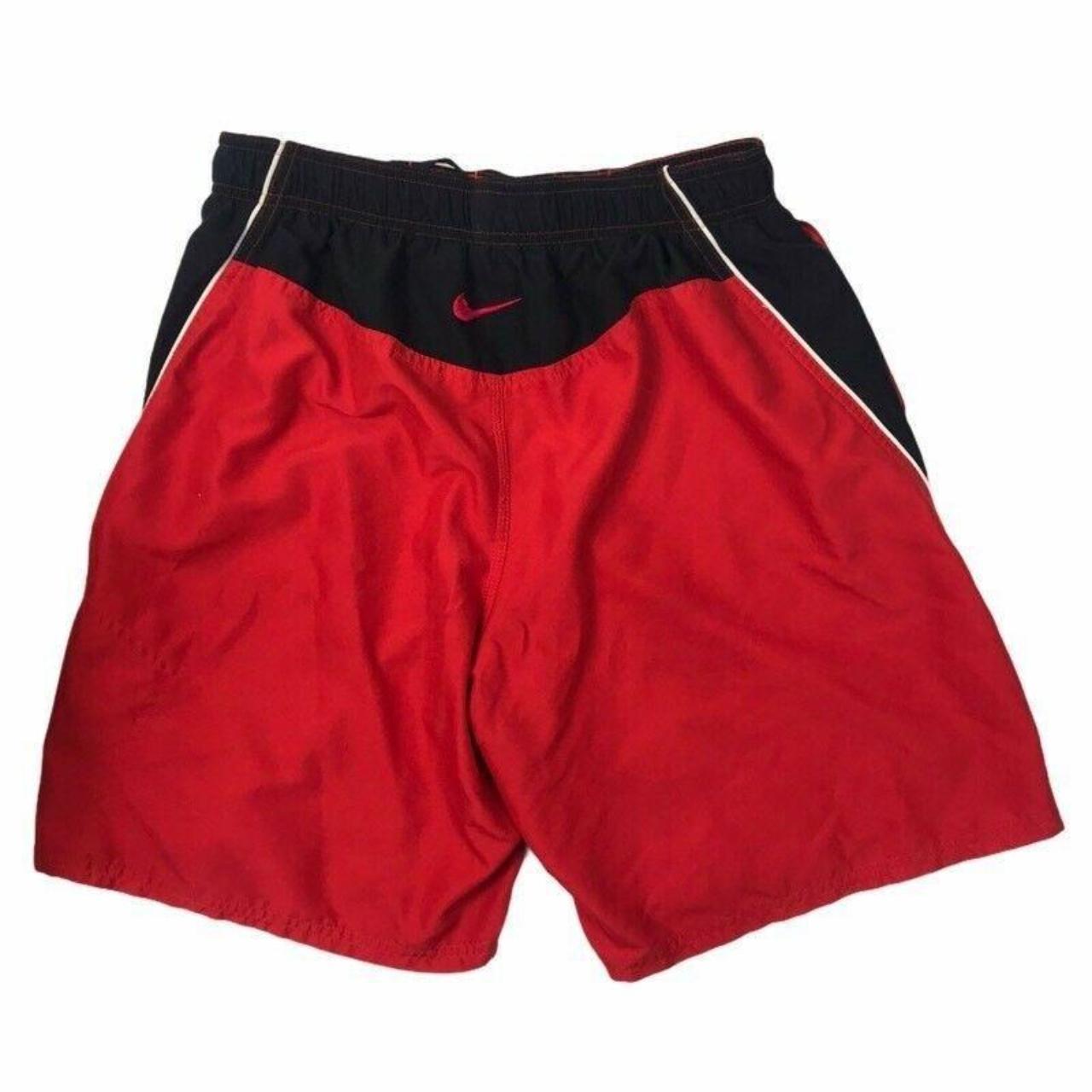 Nike Men's Red and Black Swimsuit-one-piece (2)