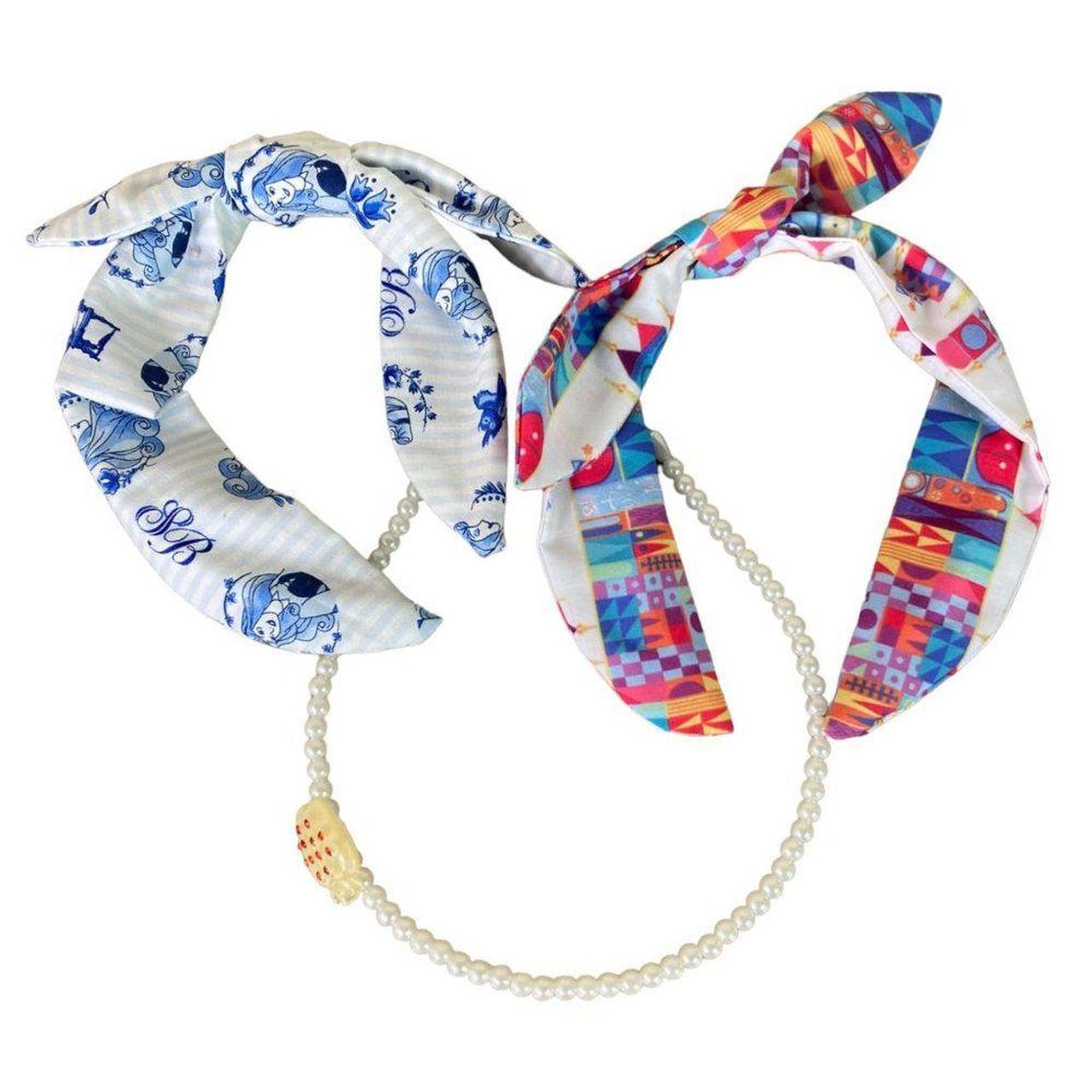 Disney Women's White and Blue Hair-accessories
