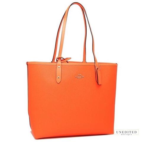 Neon orange hot sale coach purse