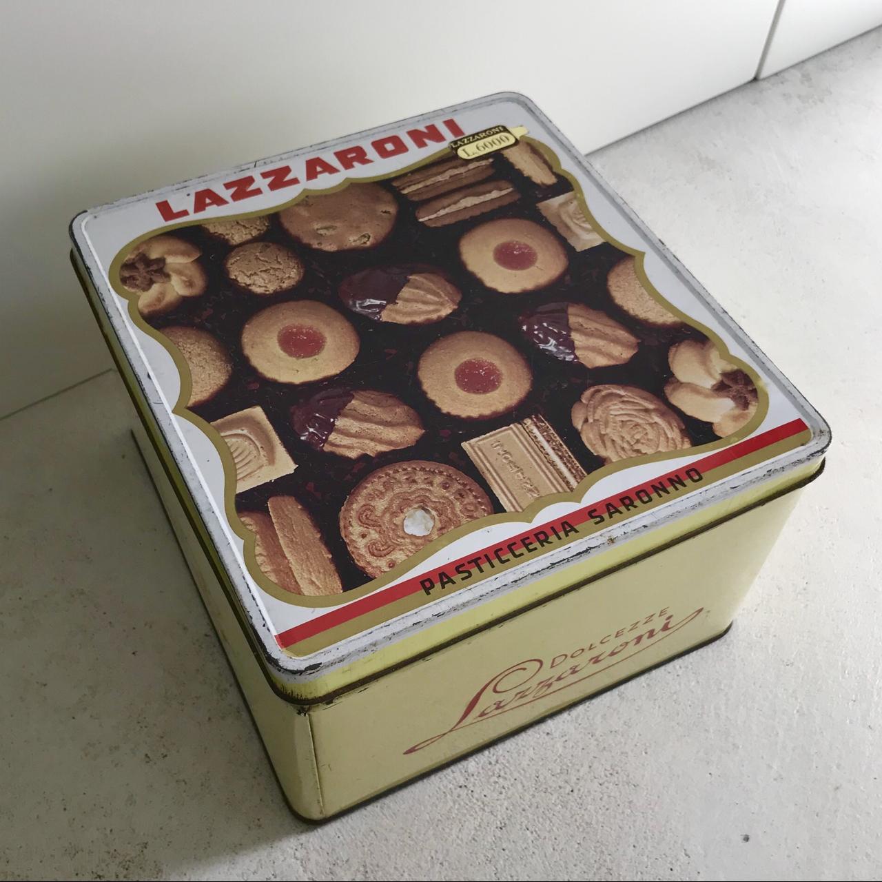 Scatola di latta vintage Dolcezze – Lazzaroni – The House of Vintage