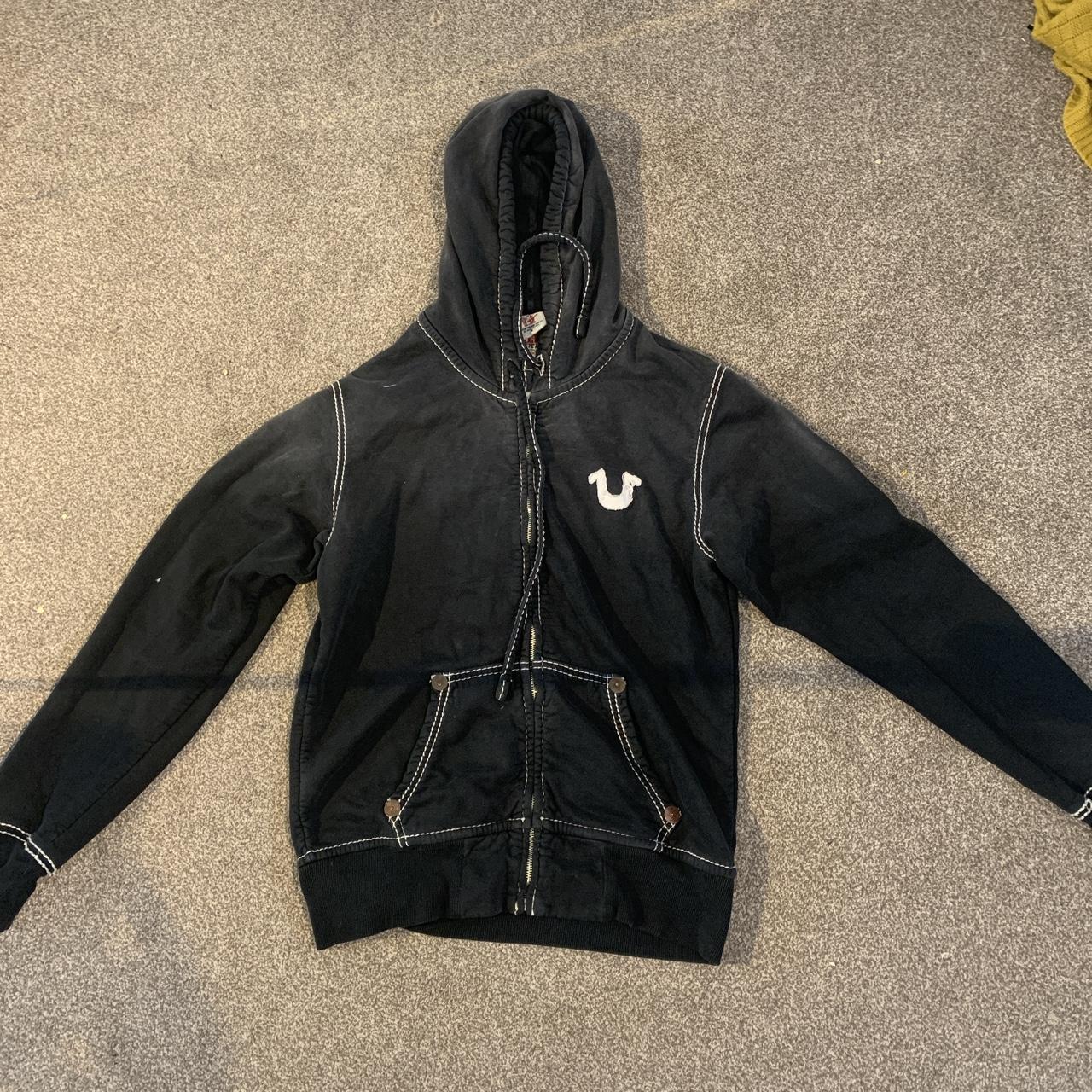 true religion zip moletom com capuz