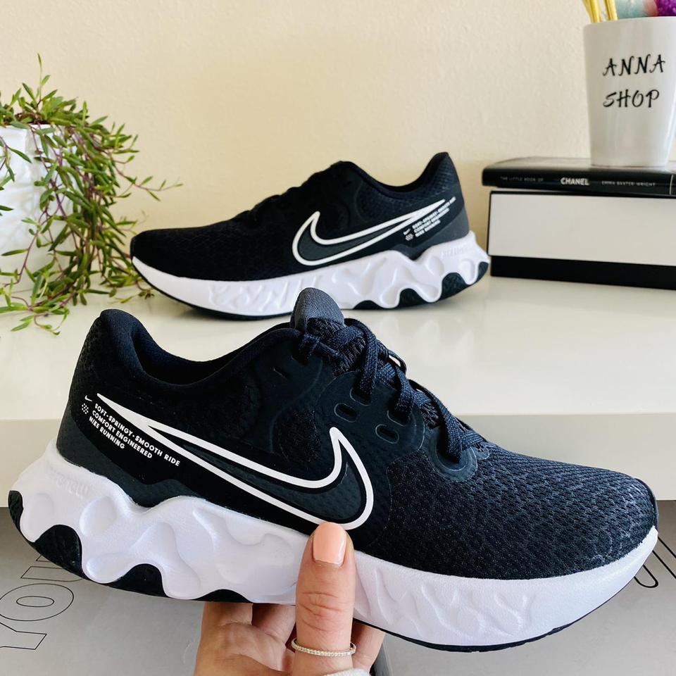 #New #Nike renew ride 2 black #sneakers #running... - Depop