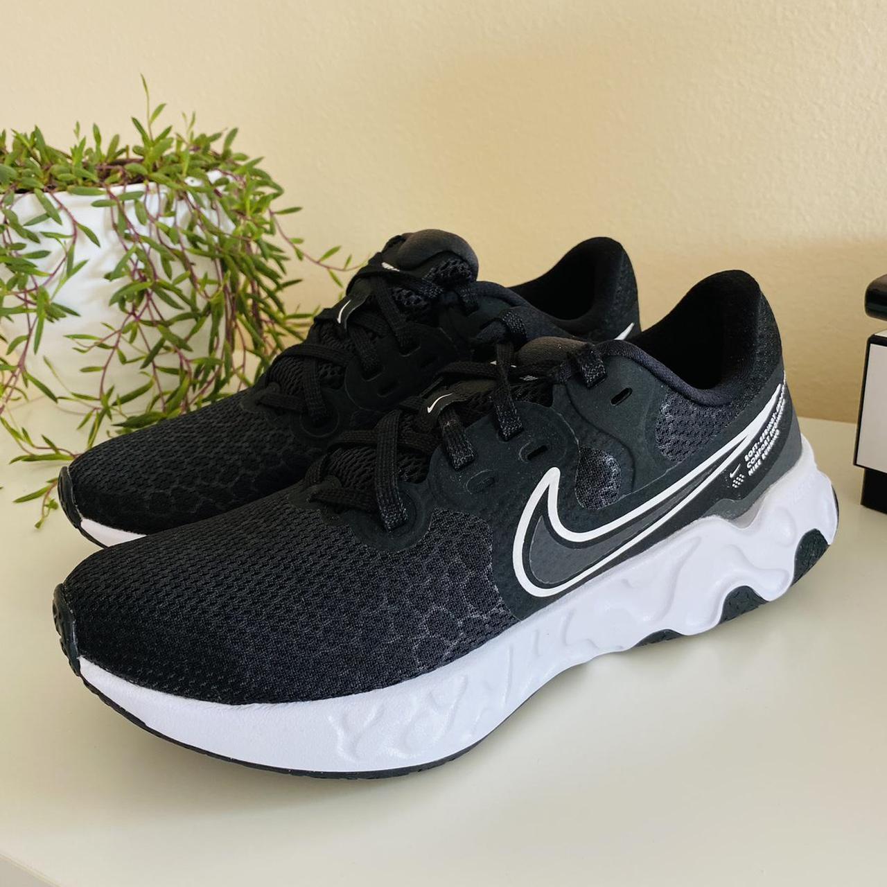 New #Nike renew ride 2 black #sneakers #running... - Depop