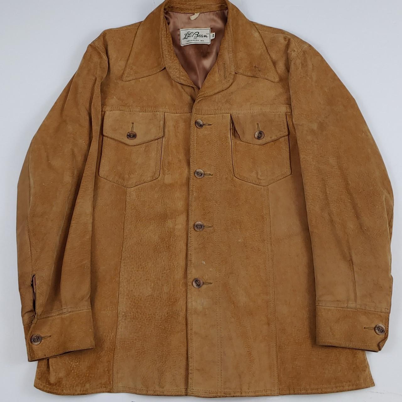 ll bean suede coat