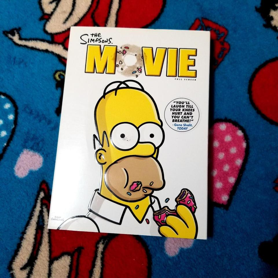 The Simpsons Movie FULLSCREEN DVD Depop