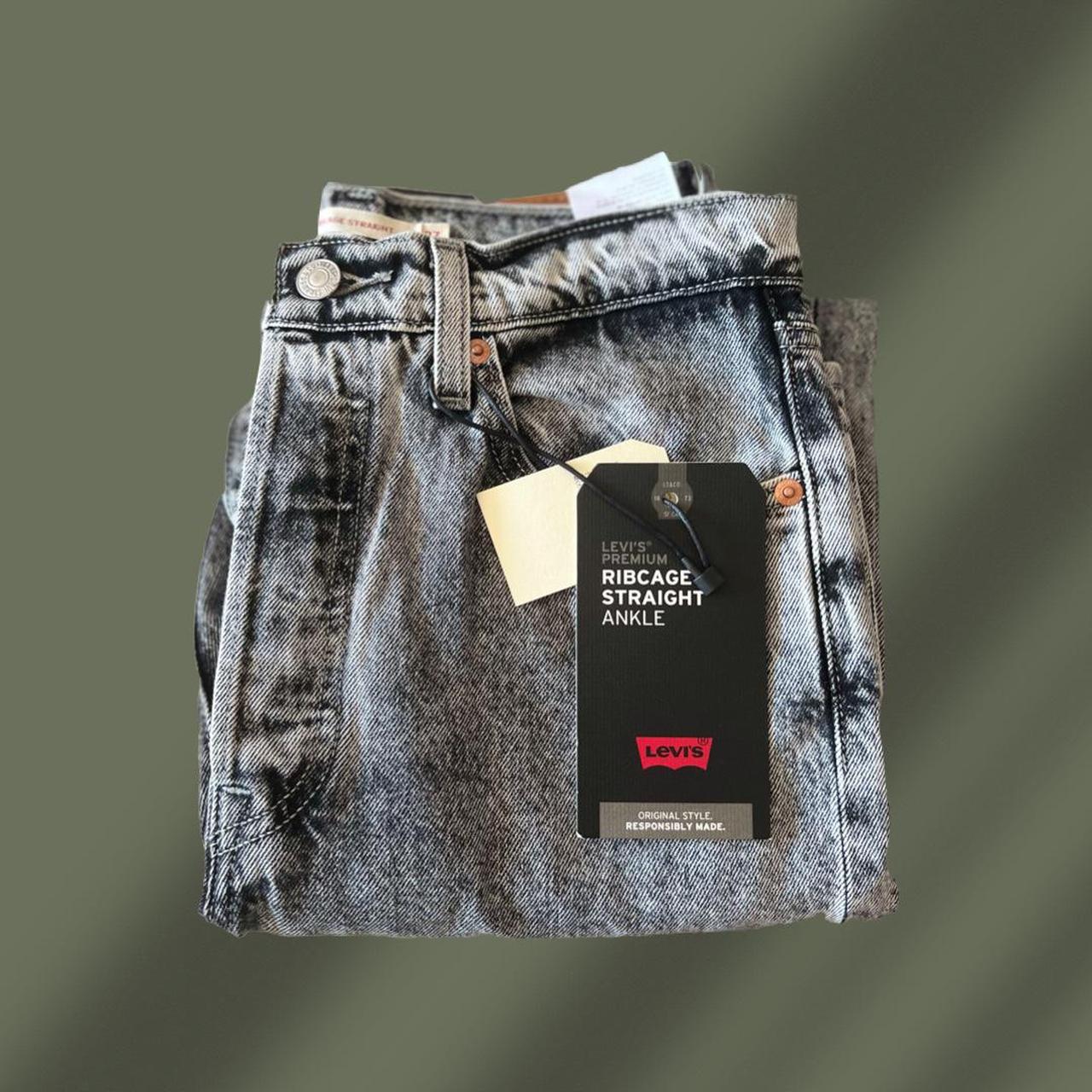 levi's ribcage grey