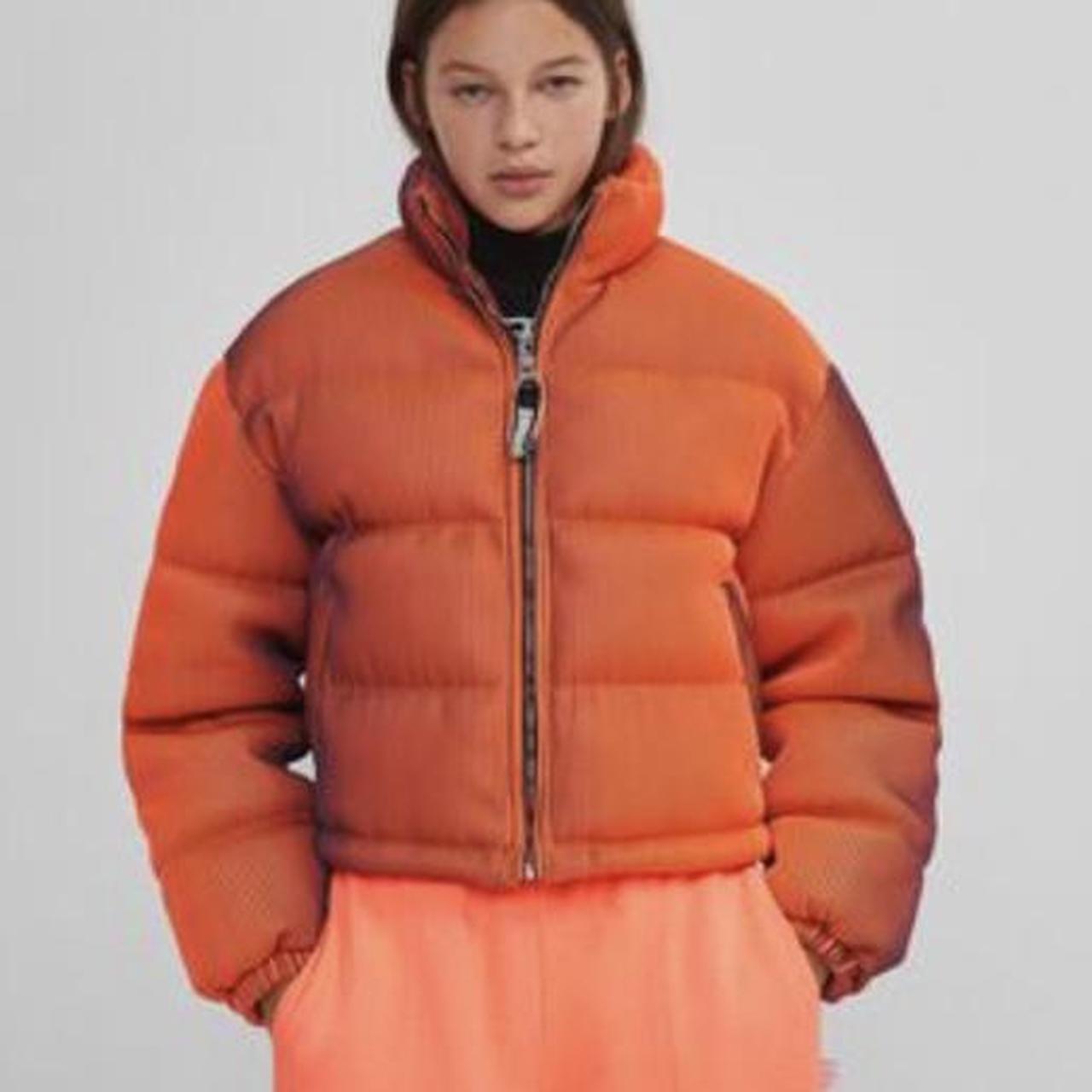 bershka orange jacket