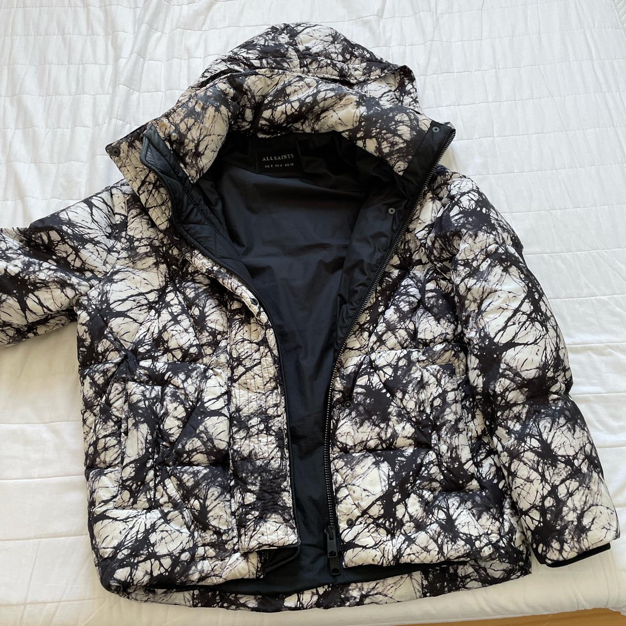 wren tie dye puffer coat