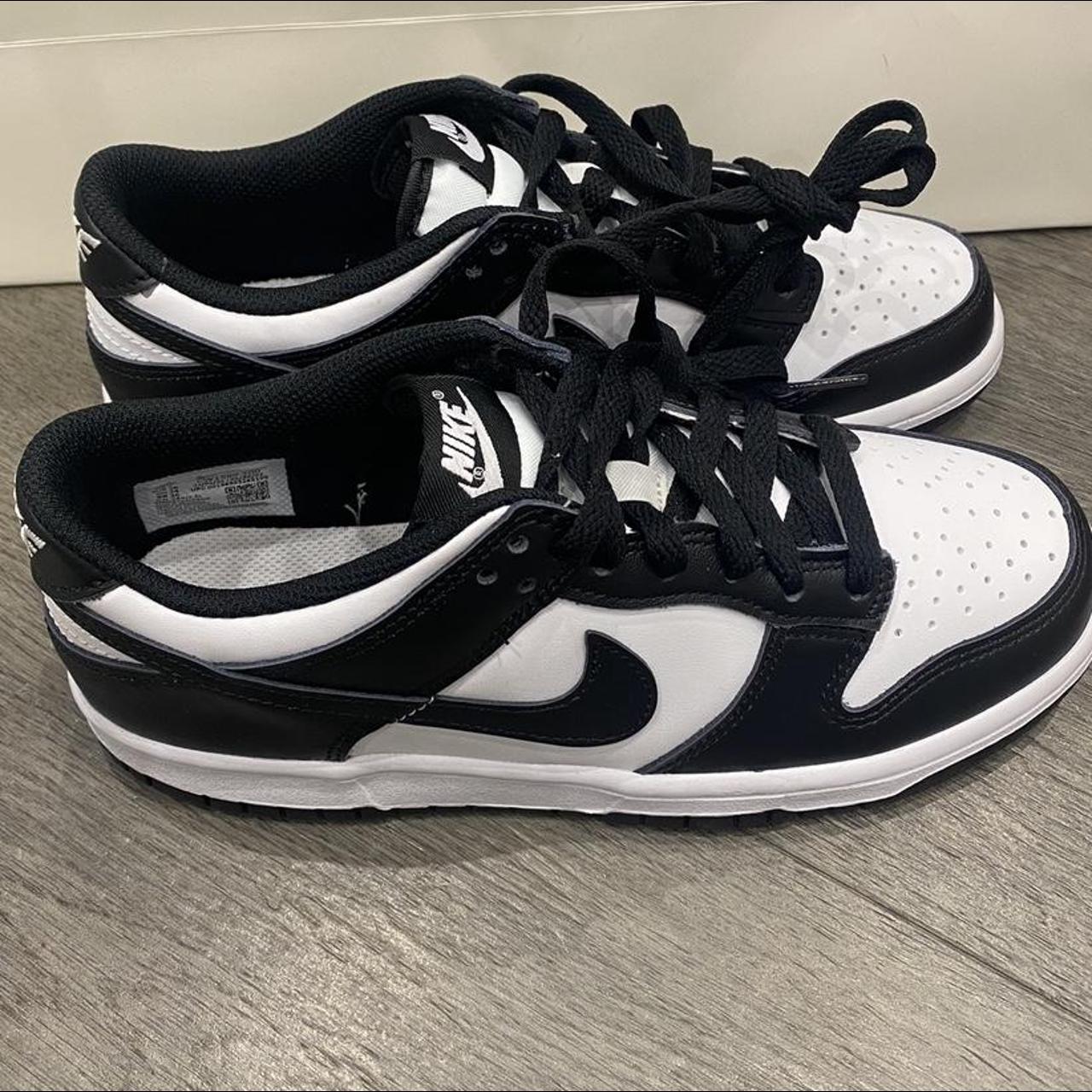 Low Womens Nike Panda Dunks size 5 #dunks #pandas... - Depop