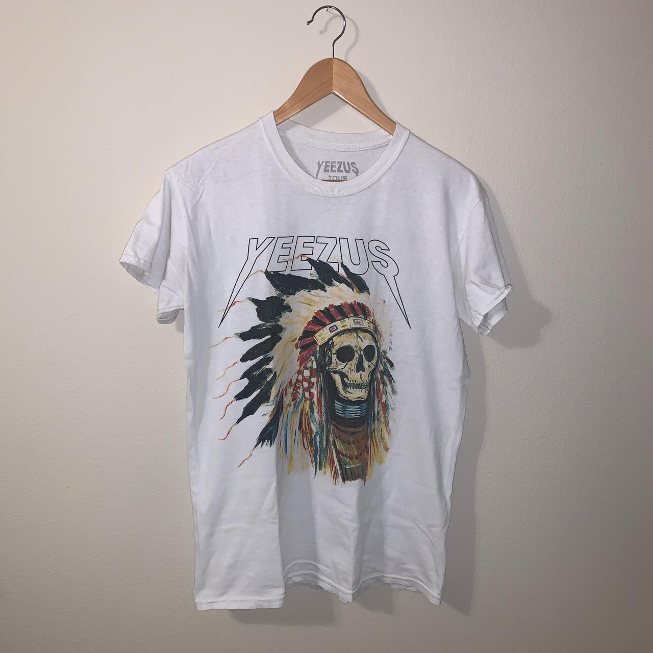 Authentic 2013 Yeezus tour tee with original art by... - Depop