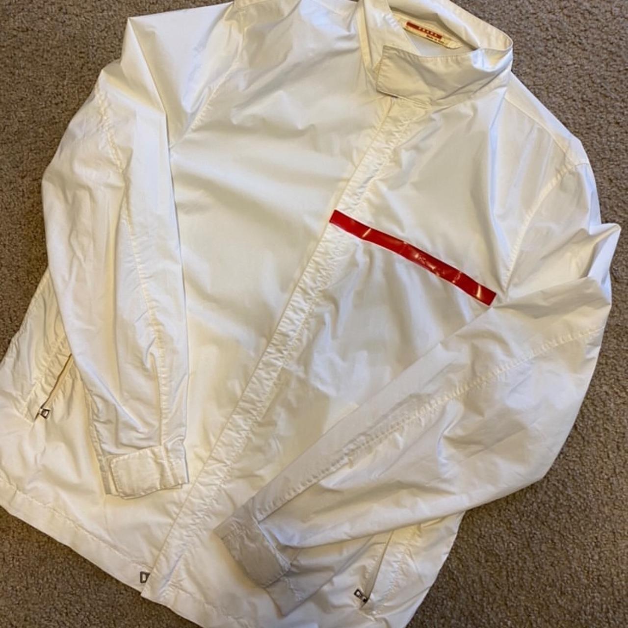 VINTAGE 90'S PRADA JACKET - 9/10 CONDITION SIZE... - Depop