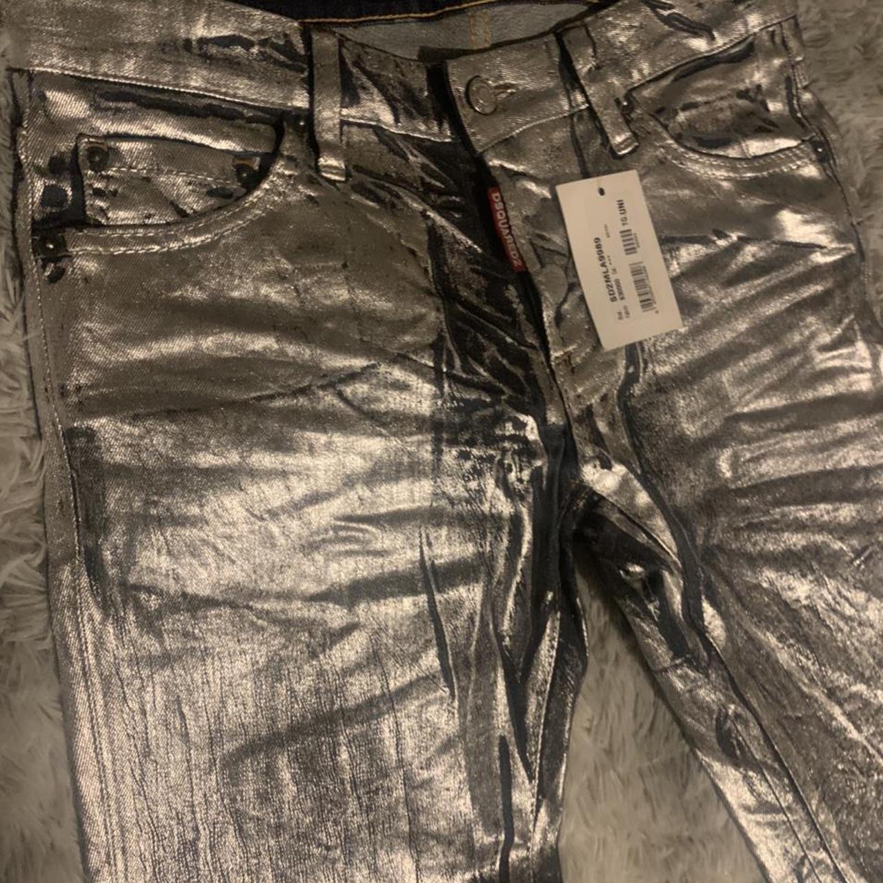 dsquared-jeans-size-44-shiny-metal-sort-of-denim-depop