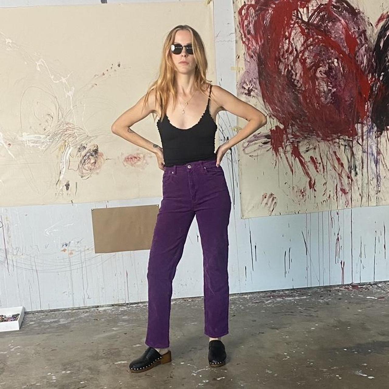 ROLLA’S original straight cord jeans In GRAPE CORD... - Depop