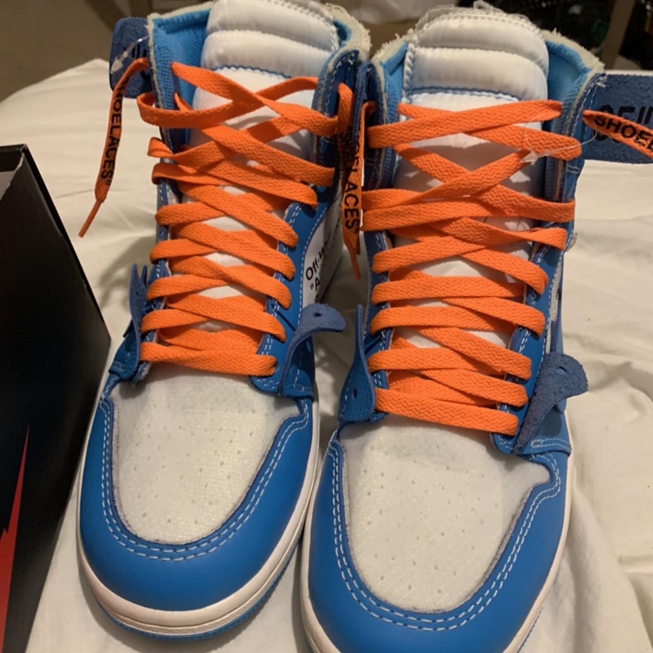 unc off white jordan 1 box